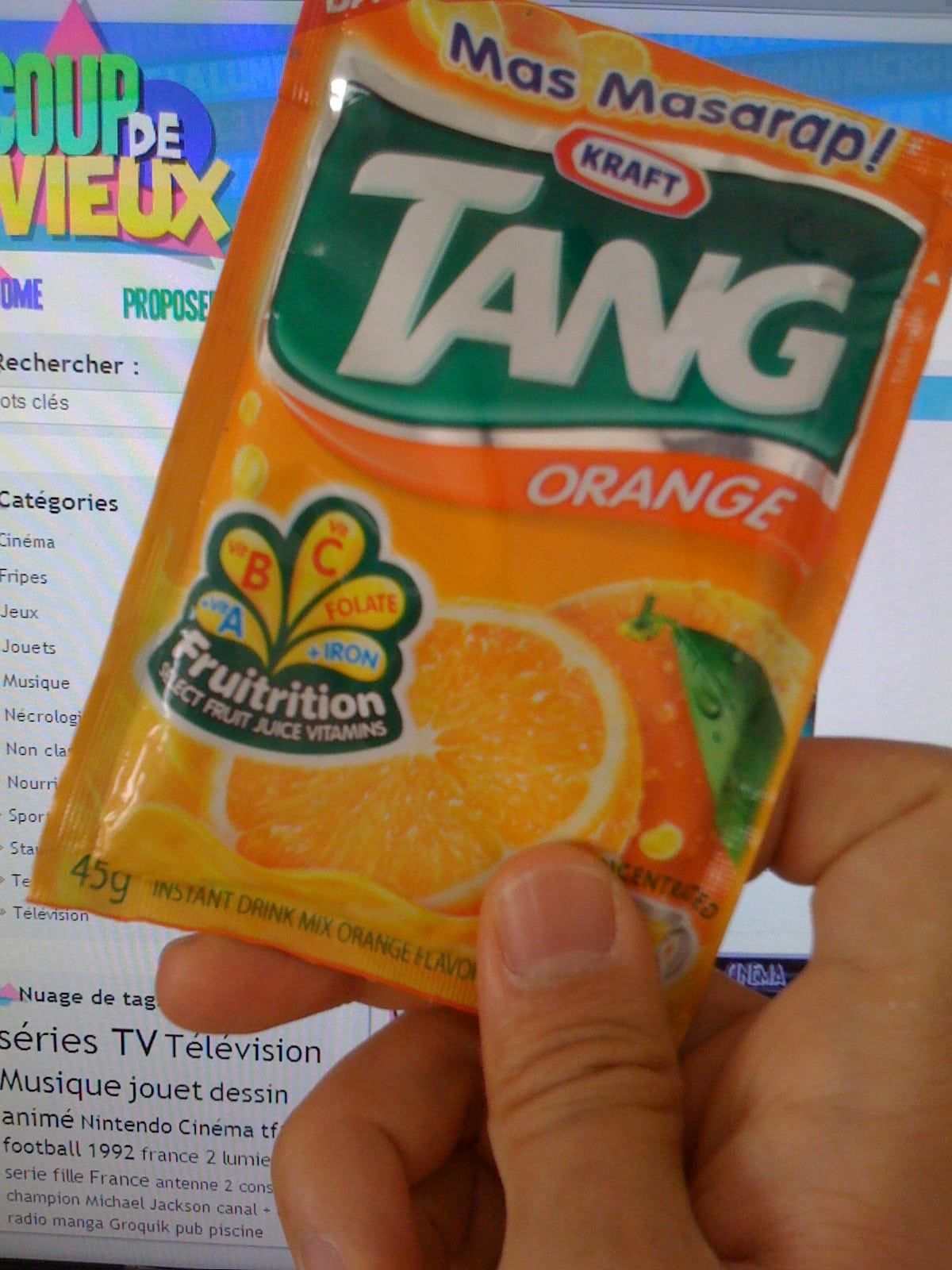 TANG, jus d’orange en poudre