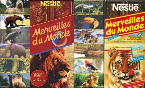 Chocolat Nestlé, les merveilles du monde