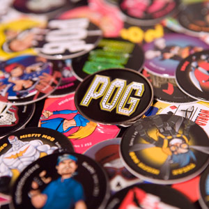 Les Pogs à dégommer avec le Kini