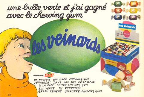 Chewing gums Les Veinards