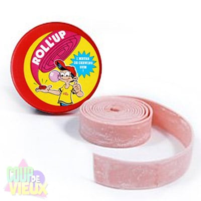 Roll’up le chewing-gum en rouleau